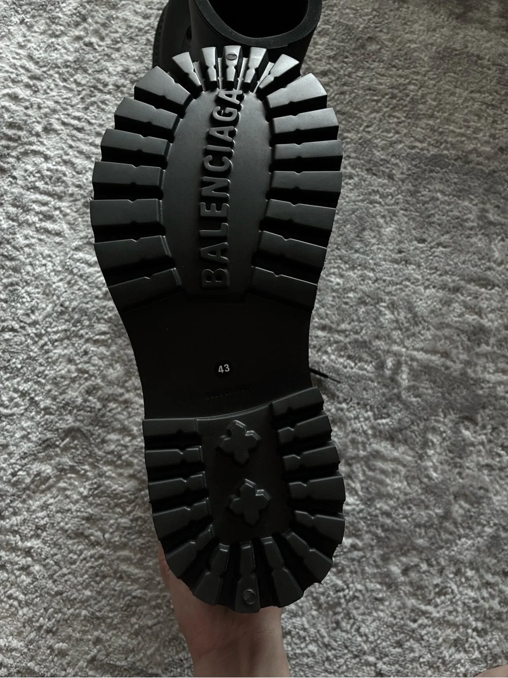 Balenciaga Men's steroids Black Boots size 43
